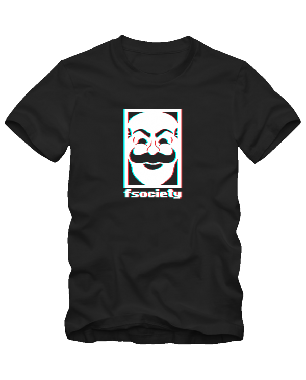 Marškinėliai Mr. Robot society Marškinėliai Mr. Robot society